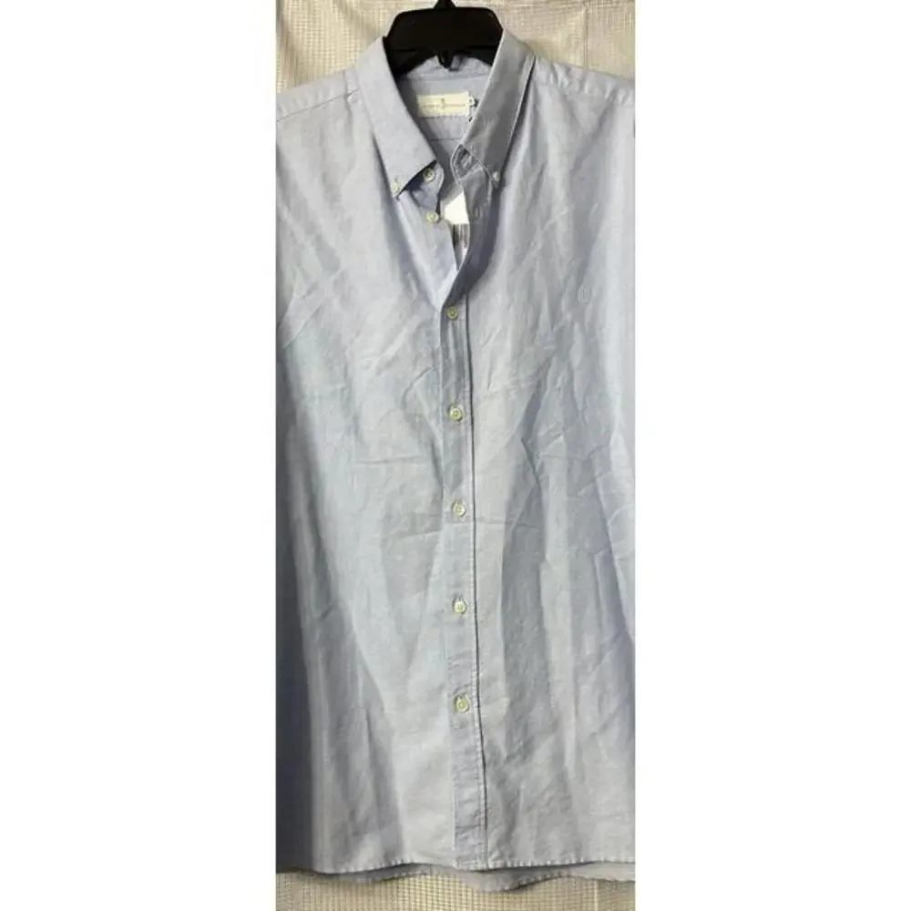 NWT Cuisse De Grenouille Paris Mens Johnson 08 Long Sleeve Button Shirt Size XXL - Picture 4 of 12